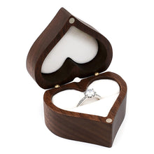 Load image into Gallery viewer, Wooden Heart Shape Ring Box Jewelry Storage Box Wedding Valentine Gift Box, RB513-C1, RB513-C2, RB513-C3, RB513-C4, RB513-C5, RB513-C6, RB513-C7, RB529-C1, RB529-C2, RB529-C3, RB529-C4, RB529-C5, RB529-C7, RB529-C8