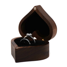 Load image into Gallery viewer, Wooden Heart Shape Ring Box Jewelry Storage Box Wedding Valentine Gift Box, RB513-C1, RB513-C2, RB513-C3, RB513-C4, RB513-C5, RB513-C6, RB513-C7, RB529-C1, RB529-C2, RB529-C3, RB529-C4, RB529-C5, RB529-C7, RB529-C8