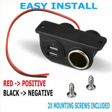 Load image into Gallery viewer, Car Charger Dual USB 3.1A/3100mA Modified With Cigarette Lighter