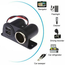 Load image into Gallery viewer, Car Charger Dual USB 3.1A/3100mA Modified With Cigarette Lighter