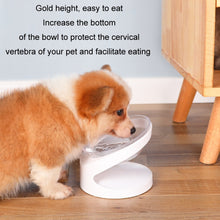 Load image into Gallery viewer, Pet Inclined Bowl Cervical Vertebra Protection Cat Food Bowl