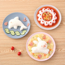 Load image into Gallery viewer, 4pcs/Set Rabbit Dolphin Rice Sushi DIY Mold