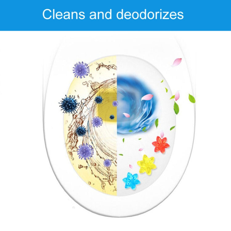 Bathroom Potty Cleaning Flower Toilet Fresh Deodorizing Gel