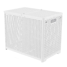 Load image into Gallery viewer, Foldable Dirty Clothes Basket Wall Mounted Bathroom Dirty Clothes Storage Frame Plastic Laundry Basket, Plus Large Gray, Plus Large Black, Extra Large Black, Extra Large White, Extra Large Gray