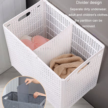 Load image into Gallery viewer, Foldable Dirty Clothes Basket Wall Mounted Bathroom Dirty Clothes Storage Frame Plastic Laundry Basket, Plus Large Gray, Plus Large Black, Extra Large Black, Extra Large White, Extra Large Gray