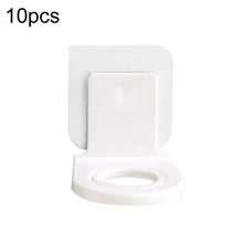 Load image into Gallery viewer, 10pcs Toilet Shampoo Shower Gel Hanging Shelf No-Punch Bathroom Shelves, Transparent Patch Model, Silver Drawing Patch Model