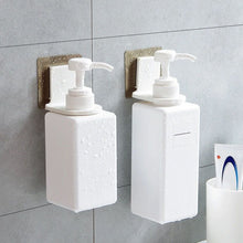Load image into Gallery viewer, 10pcs Toilet Shampoo Shower Gel Hanging Shelf No-Punch Bathroom Shelves, Transparent Patch Model, Silver Drawing Patch Model
