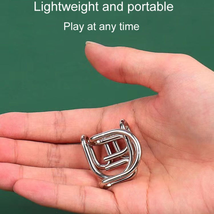 8pcs /Set Intelligence Unlocking Kids Puzzle Nine Links Toys