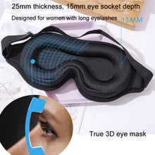 Load image into Gallery viewer, 3D Eye Mask Breathable Shade Stereoscopic Nose All-In-One Sleeping Eye Mask