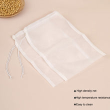 Load image into Gallery viewer, 2pcs /Pack Household Soymilk Dregs Filter Bag Juice Filter Mesh Pouch, 80 Mesh, 100 Mesh