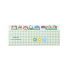 Load image into Gallery viewer, 120sheets /Set Kawaii Sticky Tab Note Page Marker Writable and Repositionable File Flags, Dog, Fruit, Girl, Flower, Bear, Cat