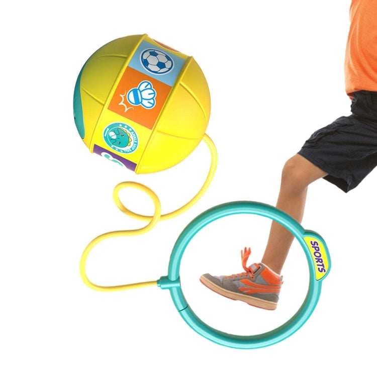 Kids Portable Glowing Ankle Skip Ball One Foot Bouncing Balls