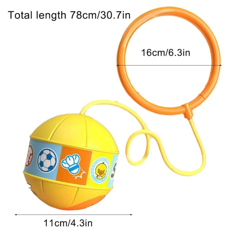 Kids Portable Glowing Ankle Skip Ball One Foot Bouncing Balls