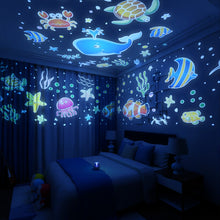 Load image into Gallery viewer, Rotatable Cartoon Atmosphere Projection Lamp Music Night Light, Plug-in Model, Music Box Remote Model, Bluetooth Remote Model