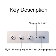 Load image into Gallery viewer, Rotatable Cartoon Atmosphere Projection Lamp Music Night Light, Plug-in Model, Music Box Remote Model, Bluetooth Remote Model