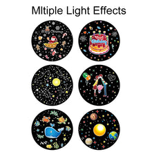 Load image into Gallery viewer, Rotatable Cartoon Atmosphere Projection Lamp Music Night Light, Plug-in Model, Music Box Remote Model, Bluetooth Remote Model