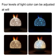Load image into Gallery viewer, Rotatable Cartoon Atmosphere Projection Lamp Music Night Light, Plug-in Model, Music Box Remote Model, Bluetooth Remote Model