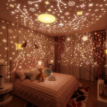 Load image into Gallery viewer, Rotatable Cartoon Atmosphere Projection Lamp Music Night Light, Plug-in Model, Music Box Remote Model, Bluetooth Remote Model