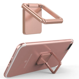 Magnetic 360 Degree Rotating Square Ring Buckle Mobile Phone Holder, Random Color Delivery