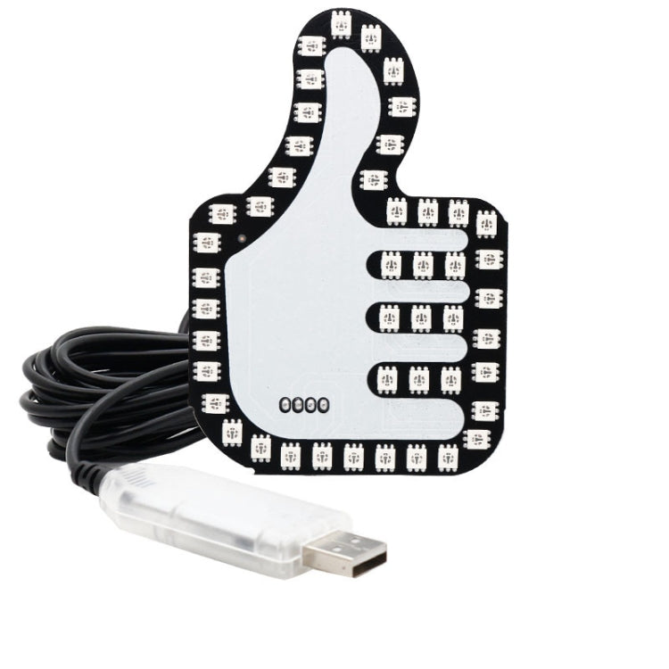 Car Interactive Finger Light Multi-function Warning Anti-rear Collision Light, Thumbs Up, Scissor Hand, OK