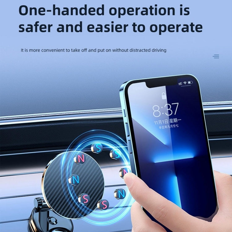 Magnetic Car Mobile Phone Adhesive Folding Navigation Holder