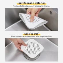 Load image into Gallery viewer, Floor Drain Pad With Suction Pad Kitchen Bathroom Anti Clogging Hair Strainer Sewer Floor Drain Plugs