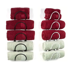 Load image into Gallery viewer, Bathroom Wall Mounted Towel Rack Multifunctional Iron Wall Mounted Wine Stand Storage Shelf