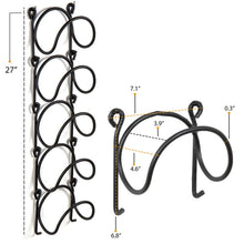 Load image into Gallery viewer, Bathroom Wall Mounted Towel Rack Multifunctional Iron Wall Mounted Wine Stand Storage Shelf