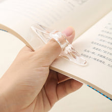Load image into Gallery viewer, Thumb Bookmark Acrylic Book Holder Support Reading Aids For Students