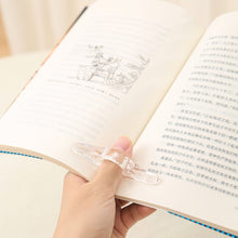Load image into Gallery viewer, Thumb Bookmark Acrylic Book Holder Support Reading Aids For Students