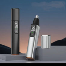 Load image into Gallery viewer, Electric Digital Display Nose Hair Trimmer Rechargeable 3 Gear Adjustable Portable Shaver