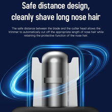 Load image into Gallery viewer, Electric Digital Display Nose Hair Trimmer Rechargeable 3 Gear Adjustable Portable Shaver