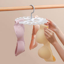 Load image into Gallery viewer, 360 Degree Rotatable Sock Hanger With 20 Clips Round Laundry Drying Rack