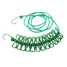 Load image into Gallery viewer, Outdoor Travel Retractable Windproof Clothesline with 12 Clips