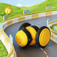 Load image into Gallery viewer, Bee Shaped Cats Motorized Toys Intelligent Cats Teasing Pet Toy Stroller, 60 x 53 x 38mm
