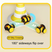 Load image into Gallery viewer, Bee Shaped Cats Motorized Toys Intelligent Cats Teasing Pet Toy Stroller, 60 x 53 x 38mm