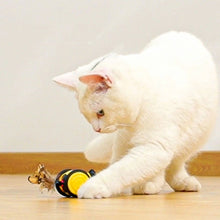 Load image into Gallery viewer, Bee Shaped Cats Motorized Toys Intelligent Cats Teasing Pet Toy Stroller, 60 x 53 x 38mm