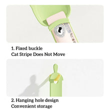 Load image into Gallery viewer, Cat Feeder Cat Strip Squeezer Pet Snack Minced Meat Feeding Spoon, Orange, Green, Beige
