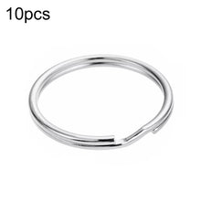 Load image into Gallery viewer, 10pcs 1.5 X 25mm Key Holder Ring Metal Key Chain Charm Ring