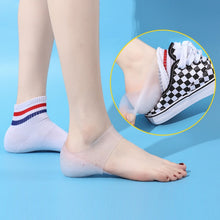 Load image into Gallery viewer, 1pair Invisible Height Increasing Insole Silicone Sole Breathable Heel Pads