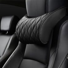 Load image into Gallery viewer, Car Seat Memory Foam Support Cushion, Black Headrest, Coffee Headrest, Black Waist Support, Coffee Waist Support