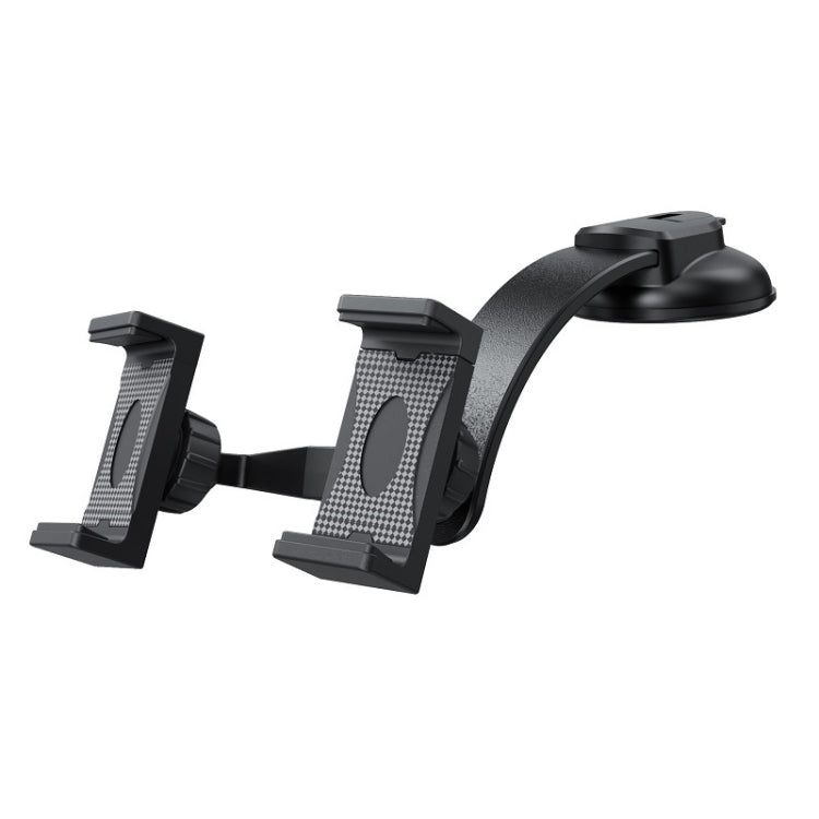 Car Dashboard Suction Cup Double Chuck Mobile Phone Holder