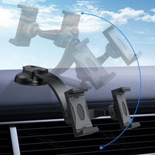 Load image into Gallery viewer, Car Dashboard Suction Cup Double Chuck Mobile Phone Holder
