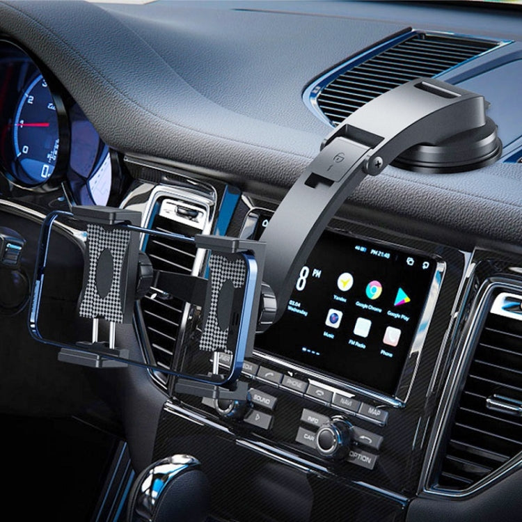 Car Dashboard Suction Cup Double Chuck Mobile Phone Holder