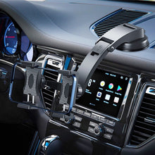 Load image into Gallery viewer, Car Dashboard Suction Cup Double Chuck Mobile Phone Holder