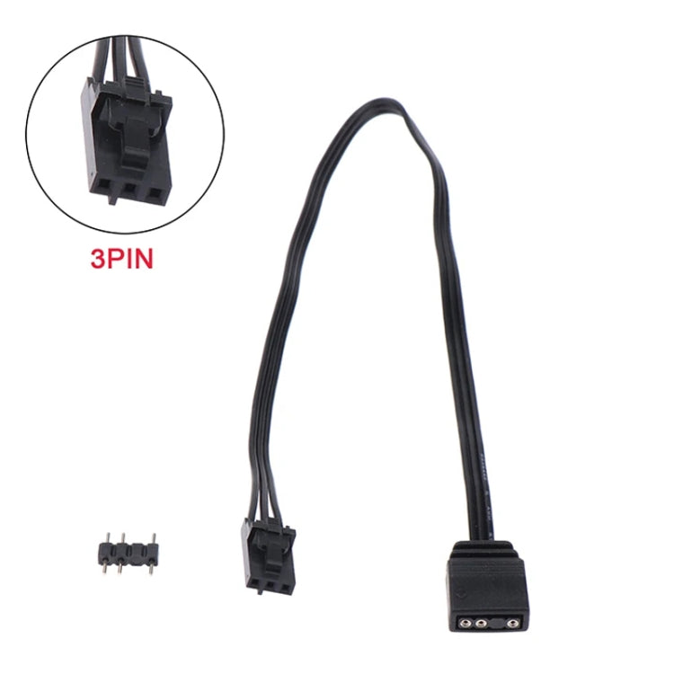 For Pirate Ship Controller Adapter Cable QL LL120 ICUE Divine Light Synchronization, 3Pin, 4Pin
