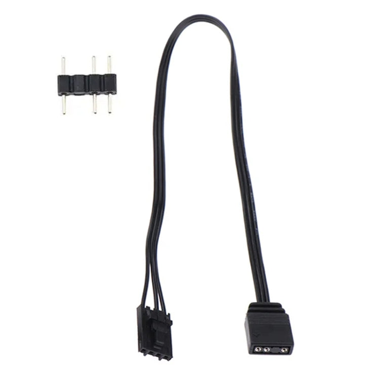 For Pirate Ship Controller Adapter Cable QL LL120 ICUE Divine Light Synchronization, 3Pin, 4Pin