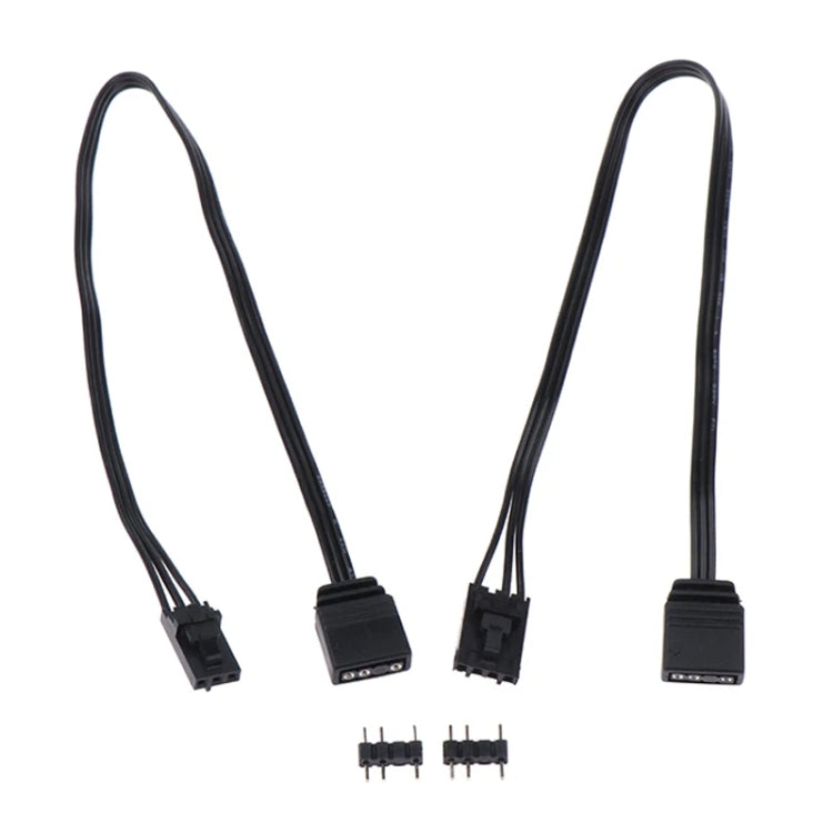 For Pirate Ship Controller Adapter Cable QL LL120 ICUE Divine Light Synchronization, 3Pin, 4Pin