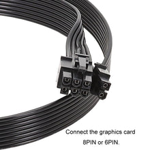 Load image into Gallery viewer, For Corsair 18AWG Flat Cable Power Module Cable Graphics Card Module Cable 8Pin To 8Pin 6+2, 50cm For Corsair, 60cm For Corsair