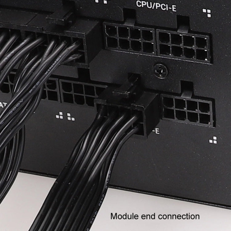 For Corsair 18AWG Flat Cable Power Module Cable Graphics Card Module Cable 8Pin To 8Pin 6+2, 50cm For Corsair, 60cm For Corsair
